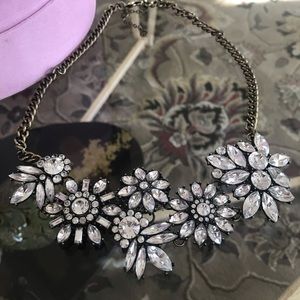 BaubleBar Floral Crystal Necklace